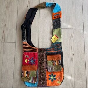 Multicolor Artistic Shoulder Bag